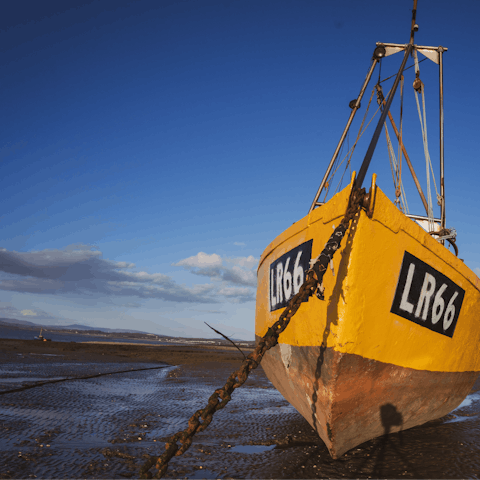 Explore Morecambe Bay, including nearby Grange-over-Sands