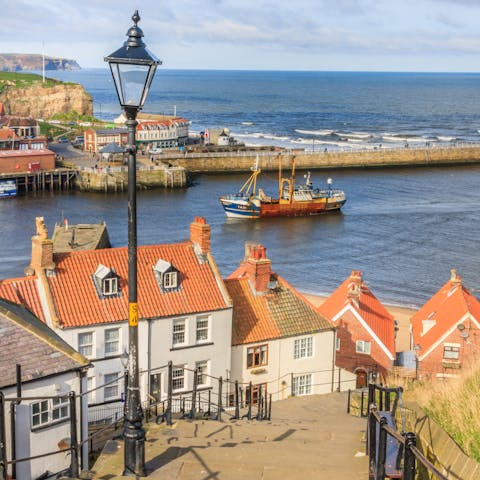 Visit picturesque Whitby, a twenty-minute drive from your door