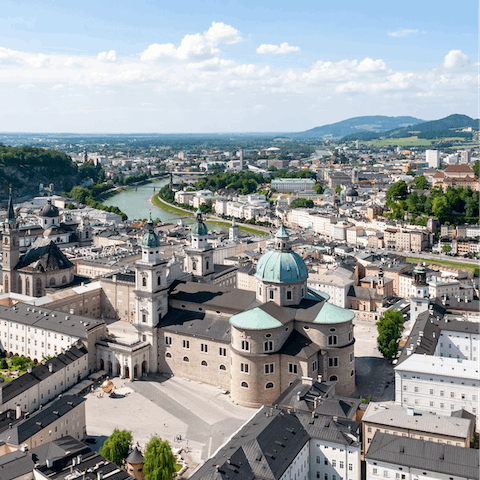Explore the historic city of Salzburg, right on your doorstep