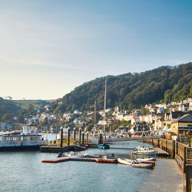 Discover the pretty town of Dartmouth on the banks of the River Dart, under 10 miles away