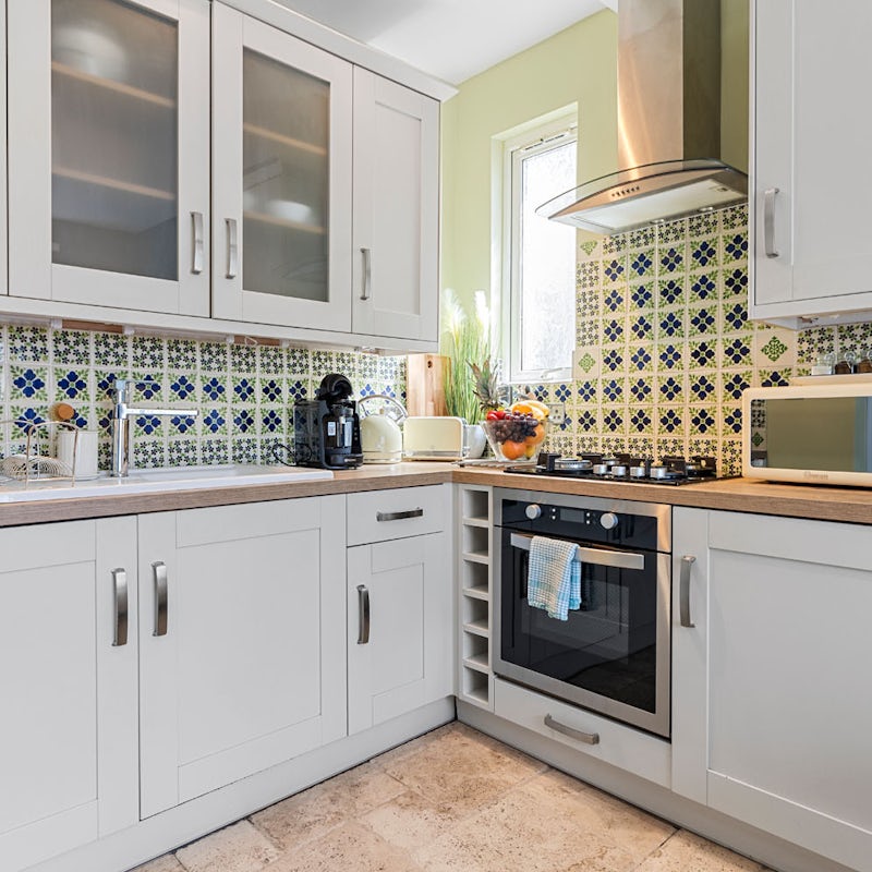 Create culinary masterpieces in the fully equipped kitchen