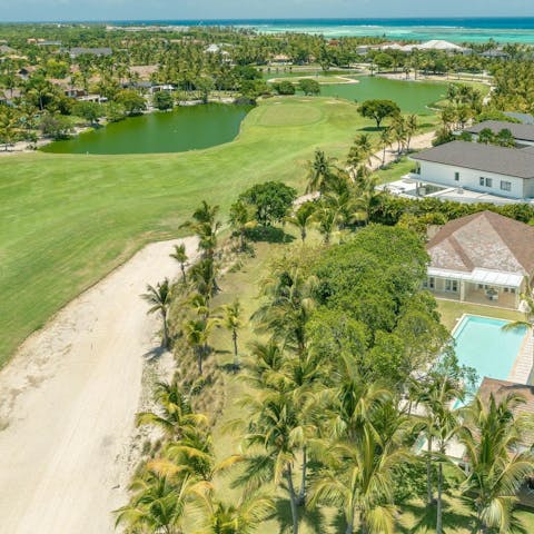 Enjoy leisurely rounds of golf and blissful beach days in Punta Cana 