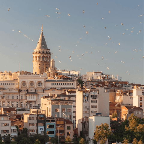 Explore the fascinating city of Istanbul from your location in the Nisantasi neighbourhood