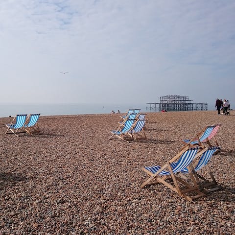 Stroll Brighton's seafront – only moments away