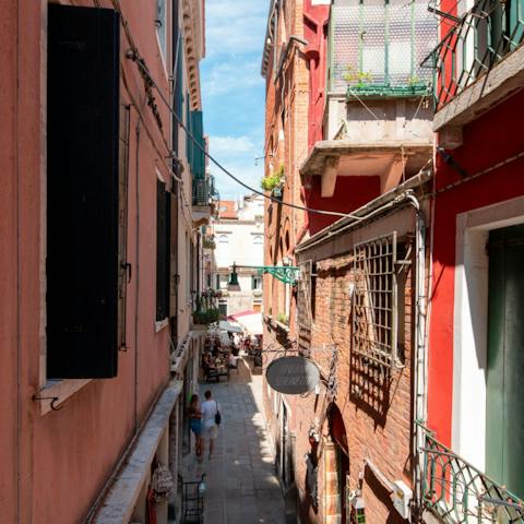 Enjoy watching the world go by from your balcony