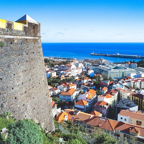 Experience the history and beauty of Funchal from this downtown location