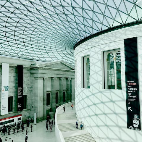 Walk to the British Museum in around ten minutes