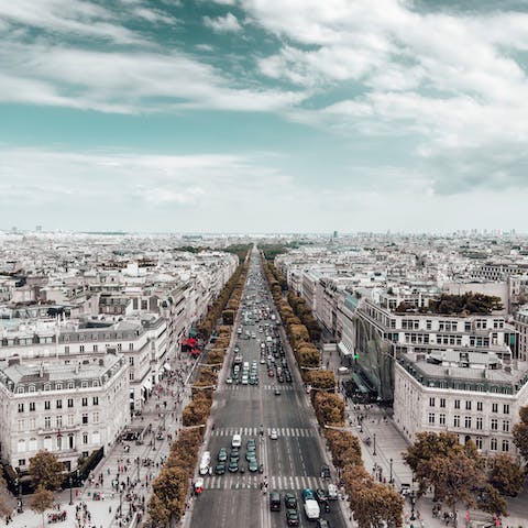 Shop along the iconic Champs-Élysées, a minute's walk from your doorstep