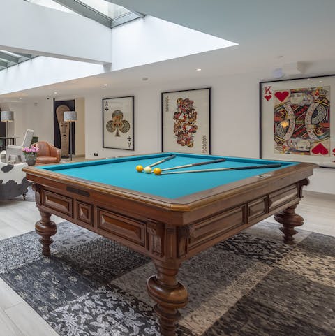 Play pool with your neighbours in the communal lobby
