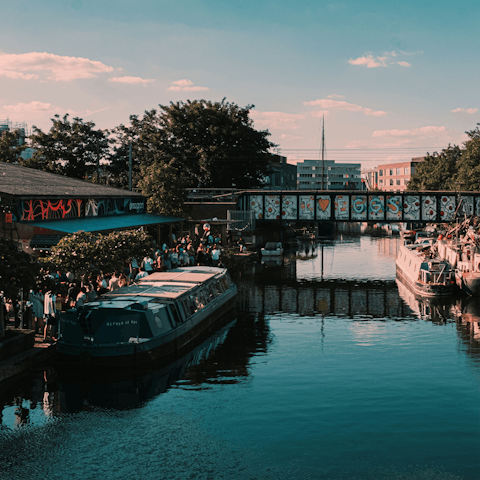 Explore vibrant Hackney, home to local eateries and trendy bars