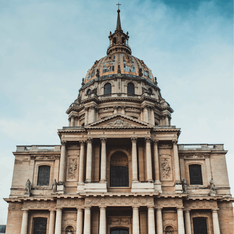 Take in the history of nearby Invalides 