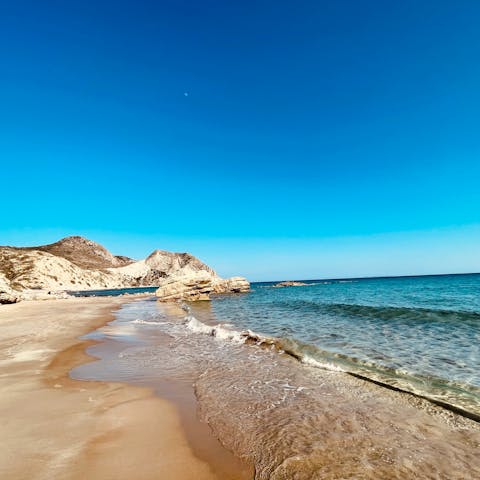 Visit some stunning sandy beaches on the island of Kos