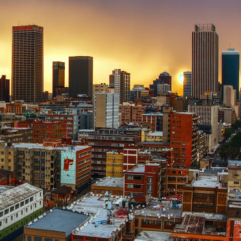 Stay in the trendy Illovo area of Johannesburg 