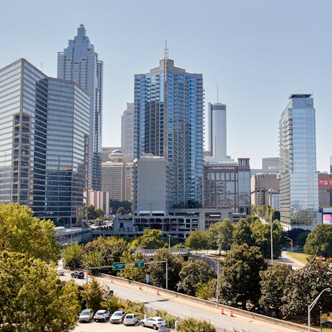 Explore Atlanta from your location in the vibrant Midtown district