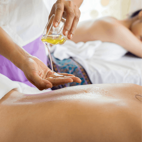 Head to the on-site spa for a soothing massage