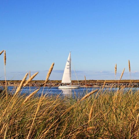 Enjoy the natural beauty of the Bay of Kiel, situated on your doorstep 