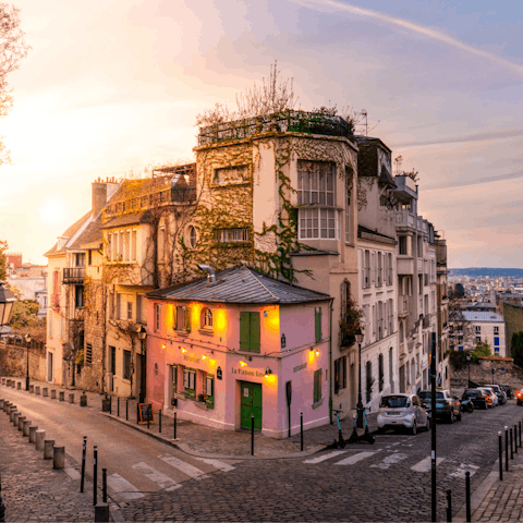 Explore the cafes, vintage stores and boutiques around Montmartre