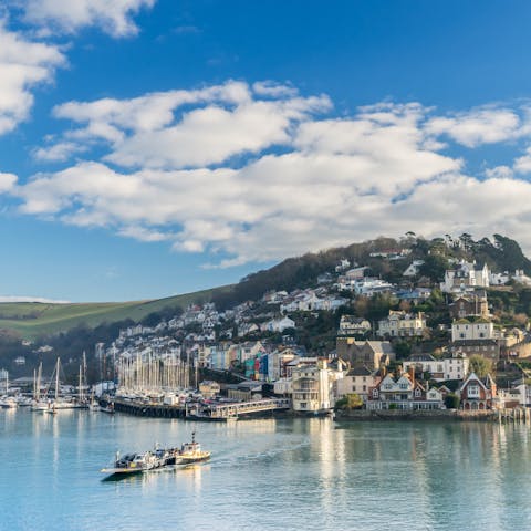 Explore beautiful Dartmouth – your home is just a mile from the town centre