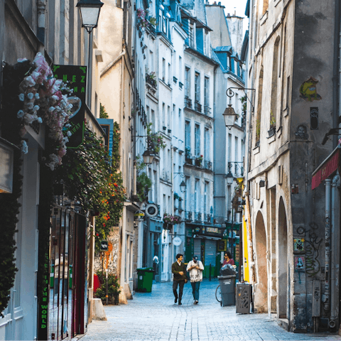 Browse the array of boutiques on your doorstep in Le Marais