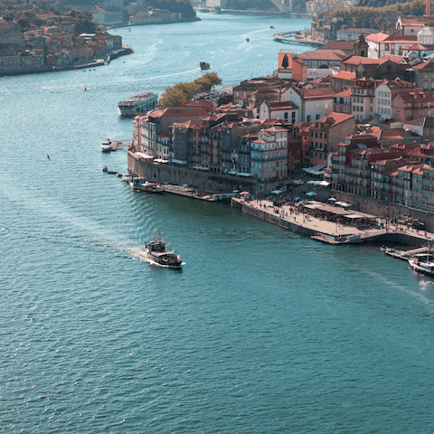 Explore the aquamarine riverside of Porto