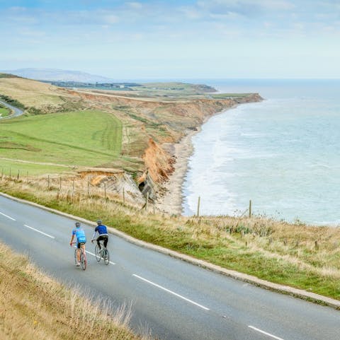 Take in the Isle of Wight scenery by bike or on foot