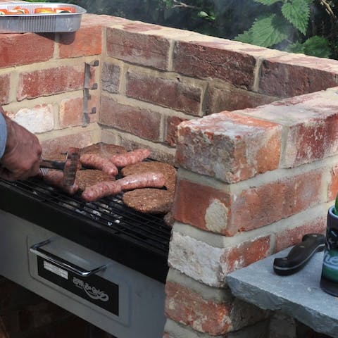 Get the grill going for a barbecue feast in the garden