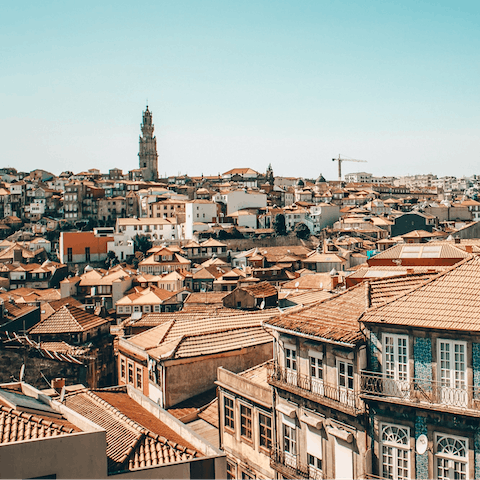 Explore Porto's attractions, a short drive from this home