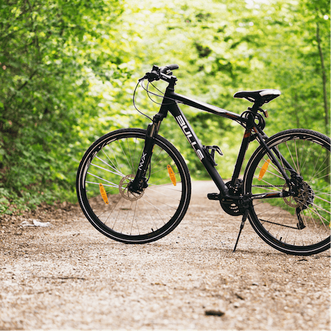Hire some bikes for an alternative way to experience the local trails
