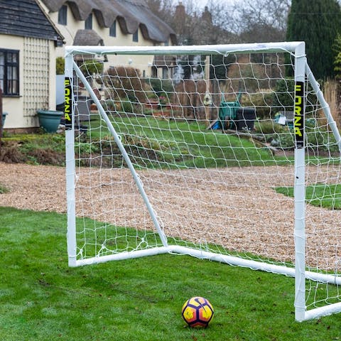 Have a kick about in the gardens