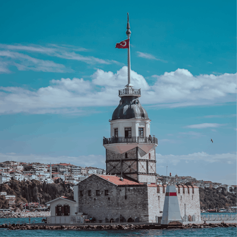 Enjoy spectacular views and coastal dining at the Maiden's Tower
