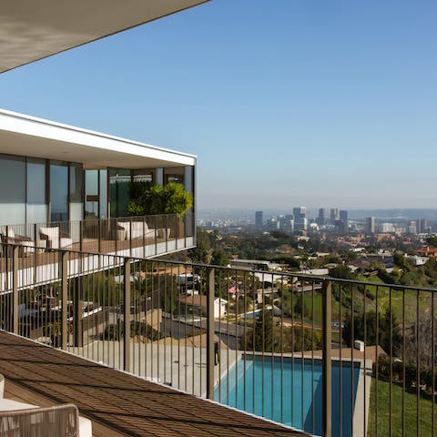 Enjoy unmatched views across the LA skyline