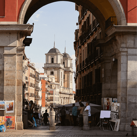 Explore the iconic sights of central Madrid – a short metro or bus ride away