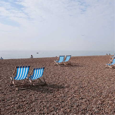 Stay in the heart of Brighton, a five-minute walk from the beach and the pier