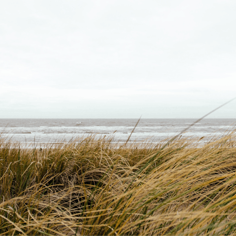 Enjoy walks on the beautiful coastline with your nearest beach a ten-minute drive away 