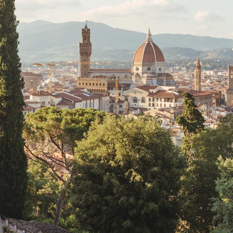 Find the perfect view of the Cathedral of Santa Maria del Fiore
