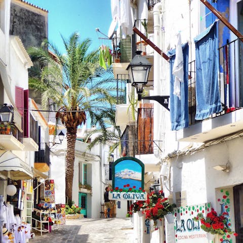 Take a day trip to Ibiza Town and discover the island's famed nightlife