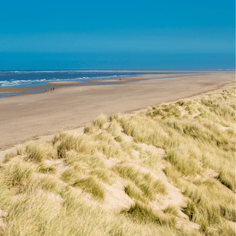 Head to Sheringham Beach for a day of sun and sea – it's a little over a ten-minute drive away