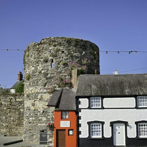 Visit the nearby walled castle town of Conwy 