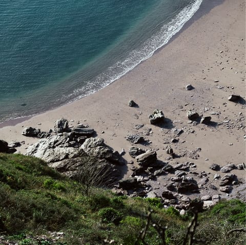 Explore the Devon coastline – Croyde Beach is just a short walk away