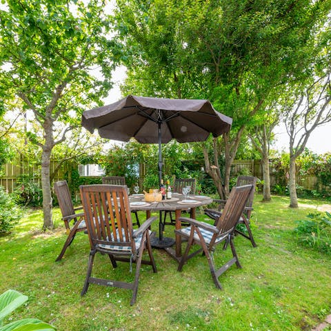 Gather in the garden for a jug of Pimm's on the lawn