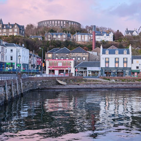 Stay in Oban, one of Scotland's prettiest coastal towns