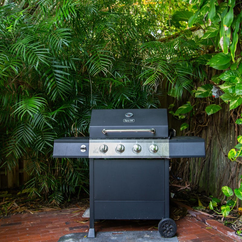 Fire up the grill and enjoy a barbecued meal for lunch