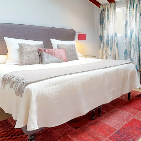 Sleep soundly in comfortable bedrooms