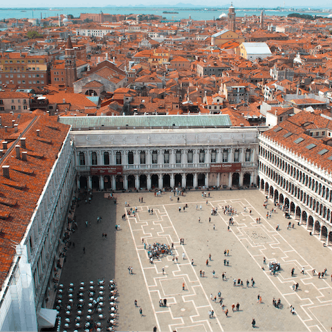 Explore the delights of St Mark's Square nearby