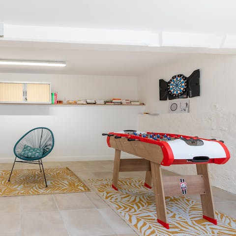 Read, relax and enjoy family fun in the games room