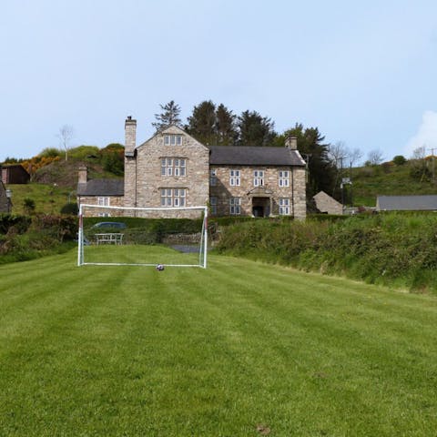 Have a kick around in the garden