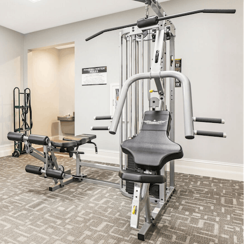 Sweat it out in the gym