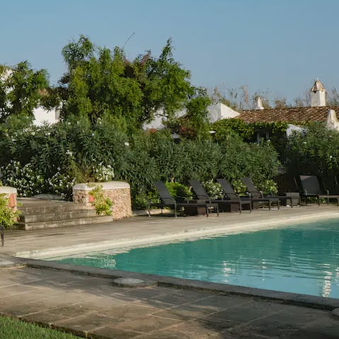 Spend lazy days by your beautiful private pool