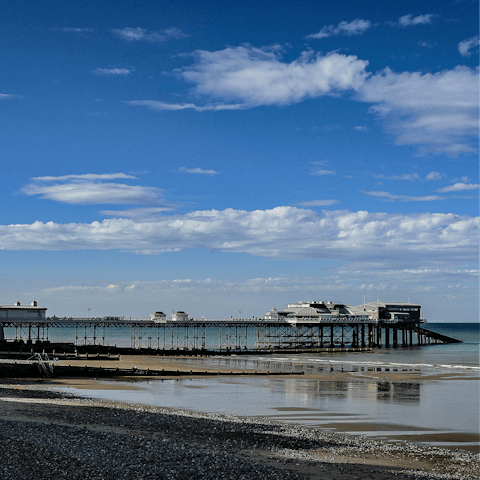 Visit charming Cromer Pier, just a short distance from your apartment