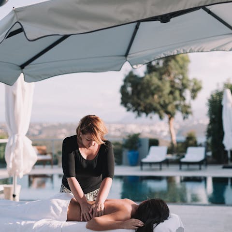 Slip into a sense of pure bliss with an in-home massage
